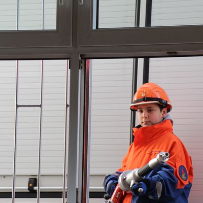 Anspiel der Jugendfeuerwehr zum Neujahrsempfang der Westlichen Börde