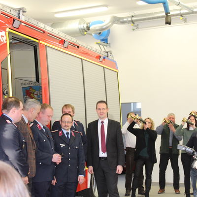 Fahrzeugübergabe LF 20 Kat-S Feuerwehr Kroppenstedt