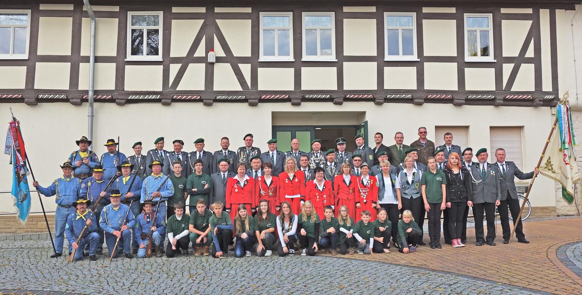 Schützenverein Gröningen Jubiläumsfoto 25 Jahre