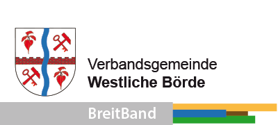 Verbandsgemeinde Westliche Börde BreitBand Logo