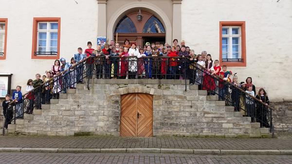 Mittelalterprojekt der Grundschule Kroppenstedt