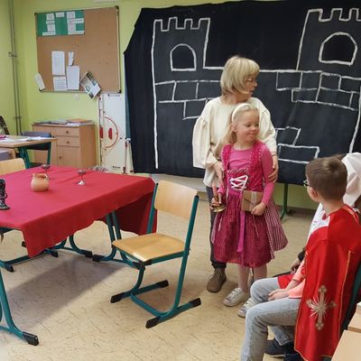 Mittelalterprojekt der Grundschule Kroppenstedt