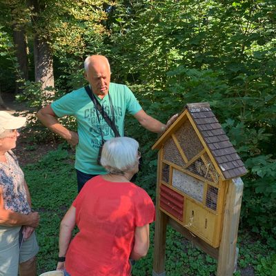 Insektenhotel im Park Wulferstedt im Landkreis Börde (Sachsen-Anhalt)