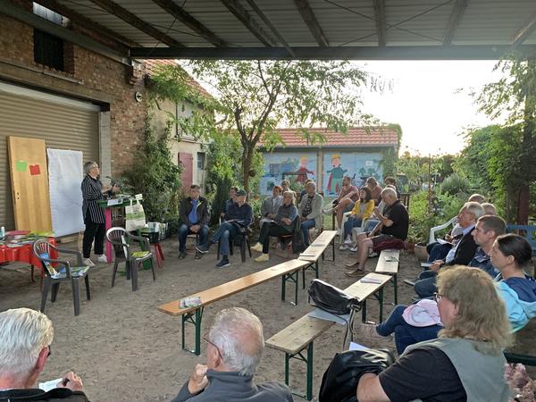 Grüner Stammtisch Gemeinde Ausleben am 21.09.2020 mit Christa Ringkamp