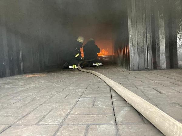Brandbekämpfungsübung