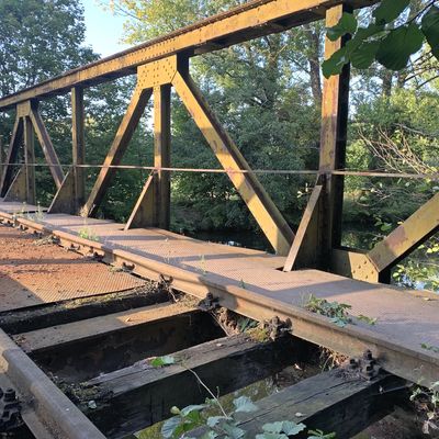 Bodebr&uuml;cke im Zuckerpark Gr&ouml;ningen