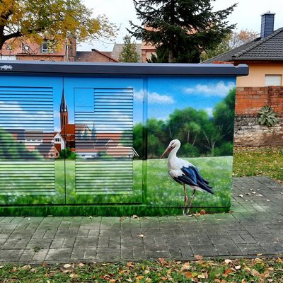 Trafostation der Avacon in Großalsleben von art-efx aus Potsdam gestaltet
