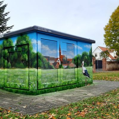 Trafostation der Avacon in Großalsleben von art-efx aus Potsdam gestaltet