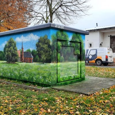 Trafostation der Avacon in Großalsleben von art-efx aus Potsdam gestaltet