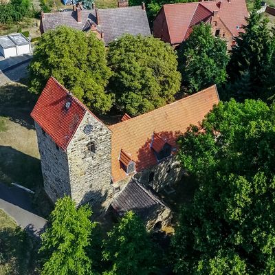 Ottleber Stephanuskirche - Luftaufnahme