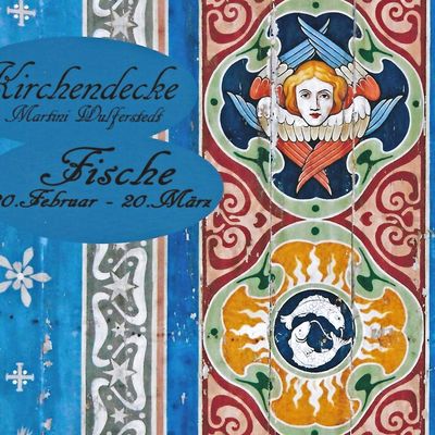 Mit Motiven der Holztonnendecke, auf der auch alle Tierkreiszeichen abgebildet sind, hat der Gemeindekirchenrat Ansichtskarten gestaltet.