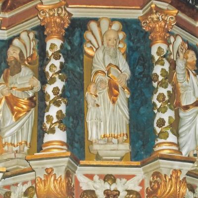 Die sanierte Kanzel ist eines der Prunkstücke der Kirche.