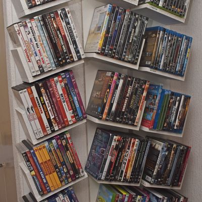 uch zahlreiche DVDs gehren zum Bestand der Warsleber Bibliothek.