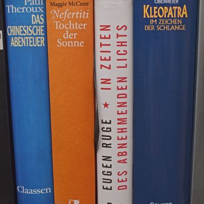 Über die chinesische und ägyptische Geschichte sind genauso Romane zu finden wie über die Geschichte der DDR. 