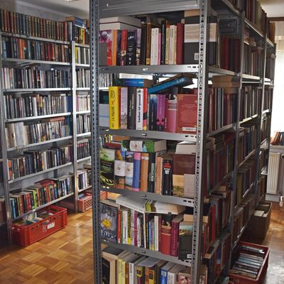 Gut 6000 Bcher und digitale Medien fllen inzwischen die Regale der Warsleber Bibliothek.