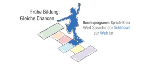 Logo Sprach-Kitas Frühe Bildung: Gleiche Chancen