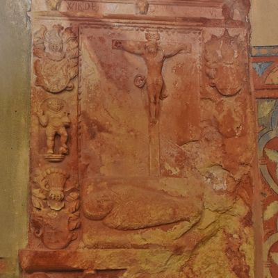 er lteste in der Krottorfer Kirche eingelassene Grabstein stammt aus dem Jahr 1597.