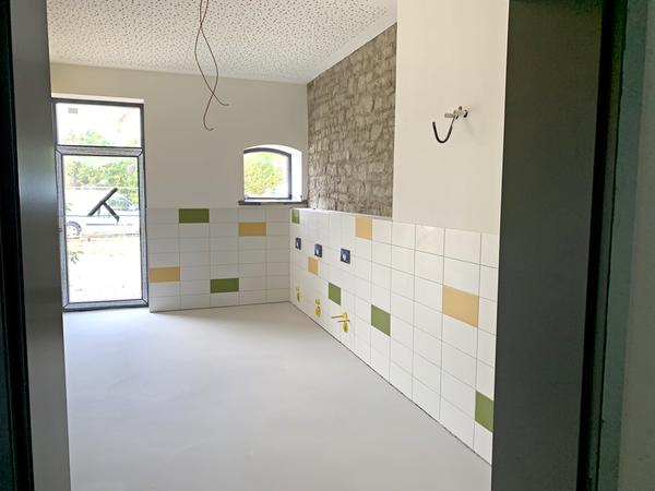 neuer Waschraum der Kindertagesstätte Edelhof in Gröningen