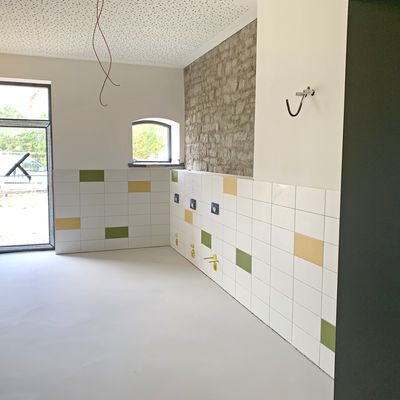 neuer Waschraum der Kindertagesstätte Edelhof in Gröningen