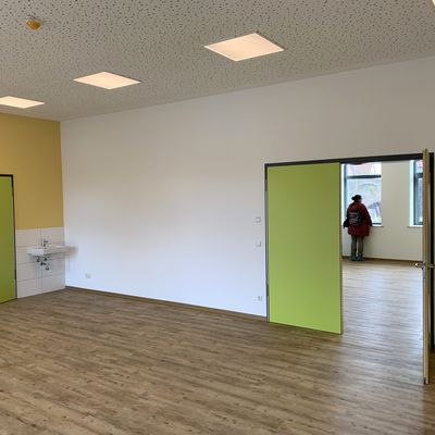 Gruppenraum in der Kindertagesstätte Edelhof in Gröningen im Landkreis Börde