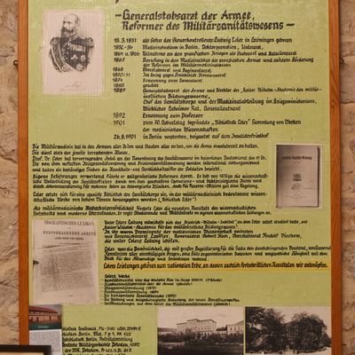 Der in 1831 in Grningen geborene Alwin von Coler hat das Militrsanittswesen reformiert.