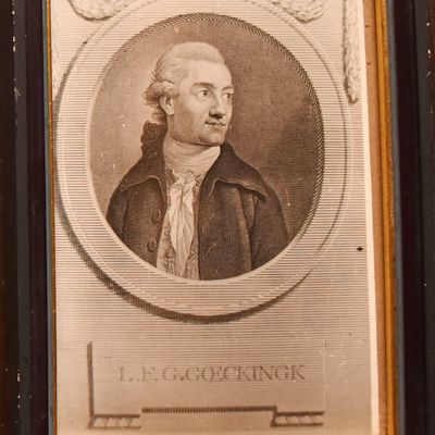 Leopold Friedrich Günther von Goeckingk wurde 1748 in Gröningen geboren und war Lyriker, Publizist sowie im heutigen Lettland Attachée, also dort für Preußen im Auswärtigen Dienst.