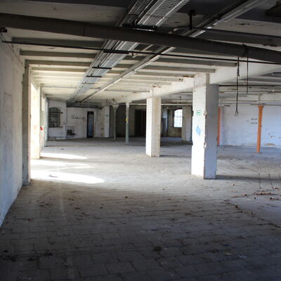 Innenansicht Hollandkaufhalle Hamersleben