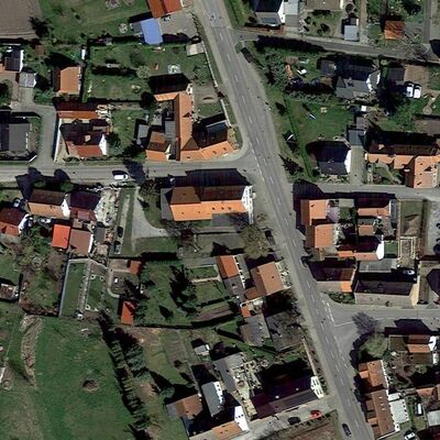 Luftbild "Klein Berliner Hof" in Neuwegersleben - Gemeinde Am Groen Bruch