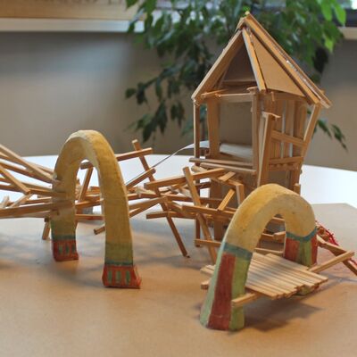 Modell Spielplatz Kloster Gröningen