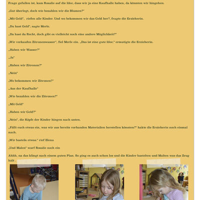 Wir haben keine Blumen mehr. - Die Kita "Rasselbande" informiert