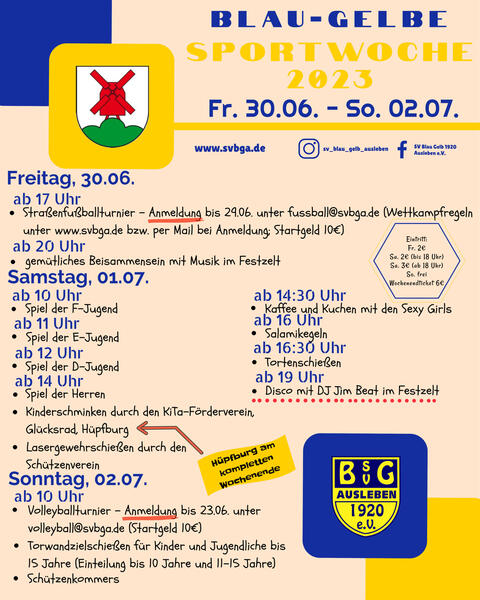 Sportwoche Ausleben