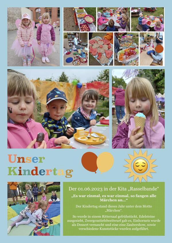 Kindertag Kita Rasselbande Kroppenstedt