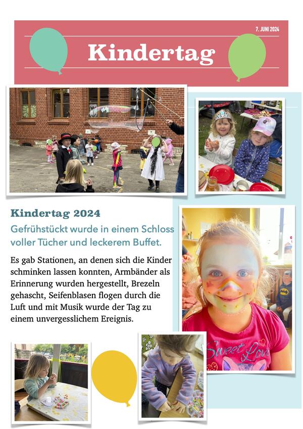 Unsere Woche- Die Kita Rasselbande informiert