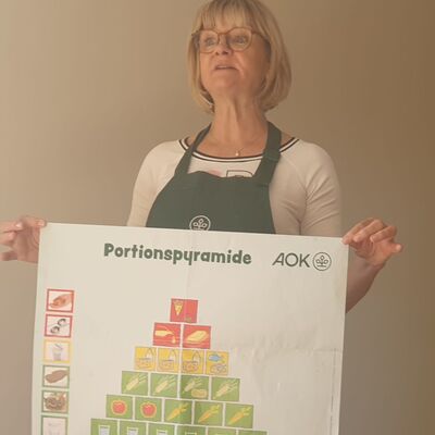 Gesundes Frühstück mit der AOK - Kita »Schloss Trautenburg« in Ausleben