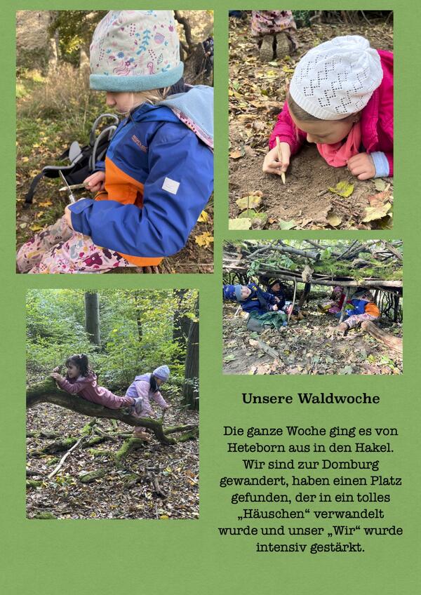 Unsere Woche- Die Kita Rasselbande informiert