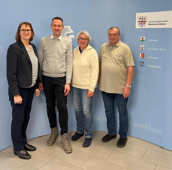 Franziska Kersten MdB (SPD), Fabian Stankewitz, Babette Scurell (Neulandgewinnen e.V.), Ernst Brunner