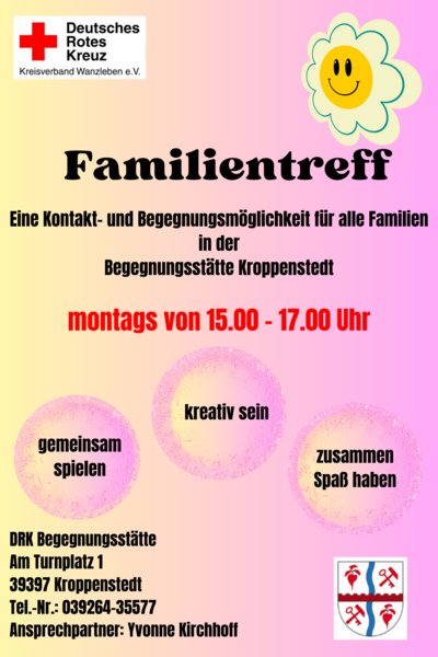 Flyer Familientreff
