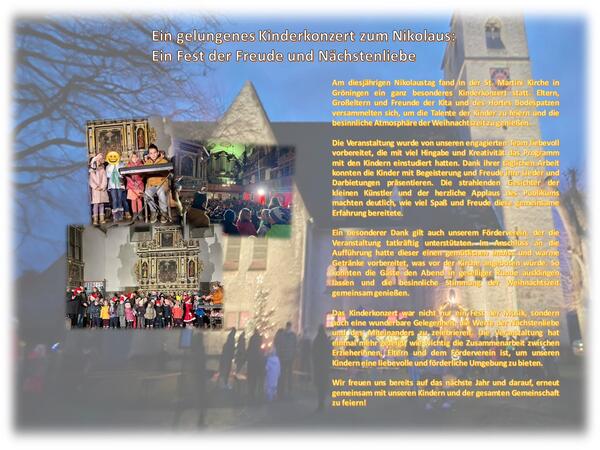 Kinderkonzert zum Nikolaus - Kita »Bodespatzen« Gröningen