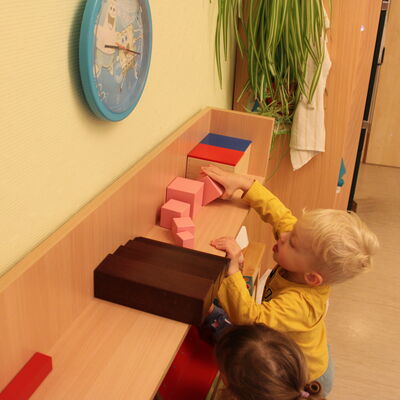 weitere Maria Montessori Materialien in der KITA Krottorf