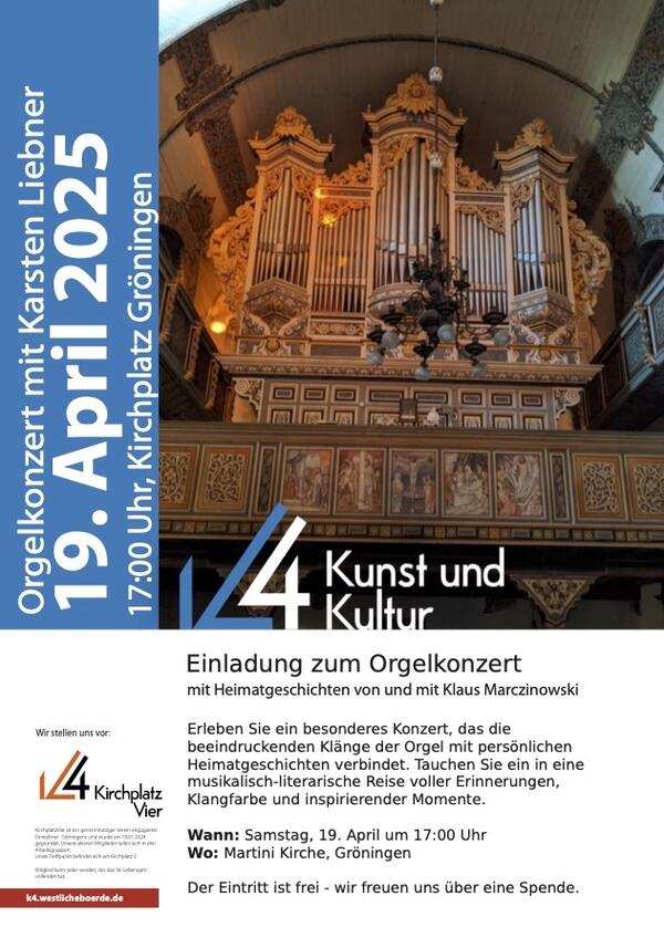 Orgelkonzert mit Karsten Liebner