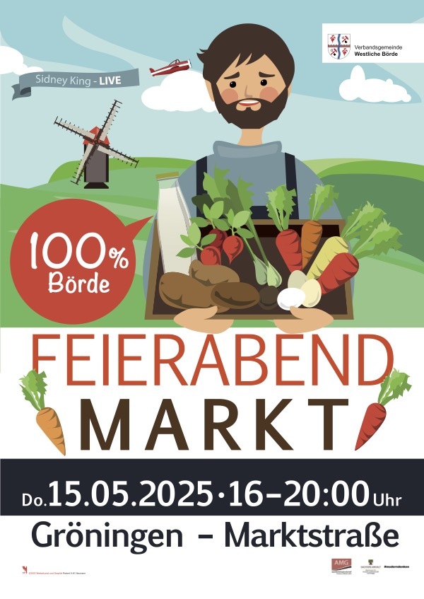 Feierabendmarkt mit Sidney King