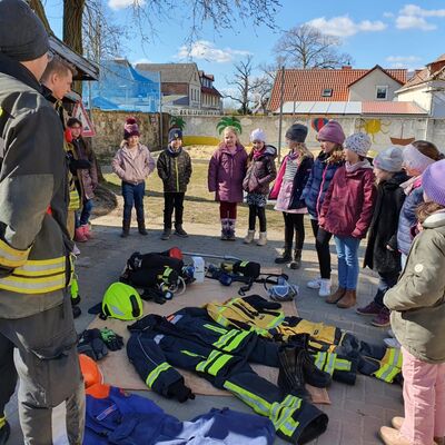 Tat&uuml;tata - die Feuerwehr im Hort &raquo;Villa Einstein&laquo;, Ausleben