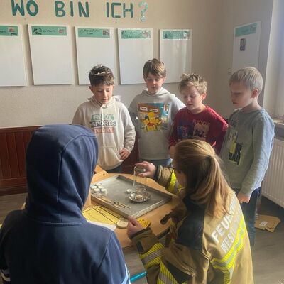 Tat&uuml;tata - die Feuerwehr im Hort &raquo;Villa Einstein&laquo;, Ausleben