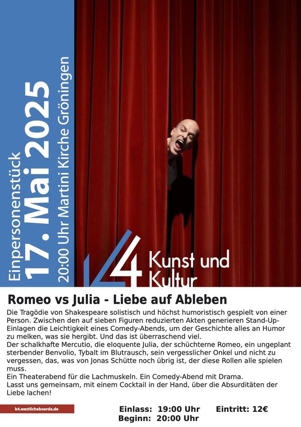 Romeo vs Julia - Liebe auf Ableben - Theater von KirchplatzVier e.V.