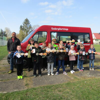 Der "Basti-Bus" in der Kita »Sonnenschein«
