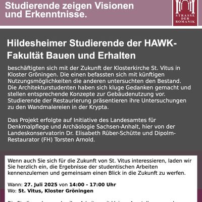 Klosterkirche ST. VITUS neu gedacht - Erhalt, Nutzung, Perspektiven 