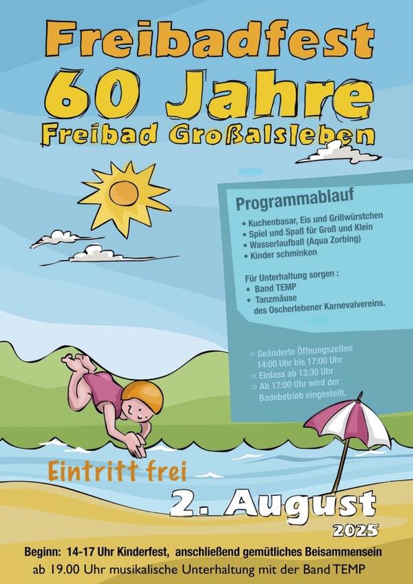 60 Jahre Freibad Großalsleben