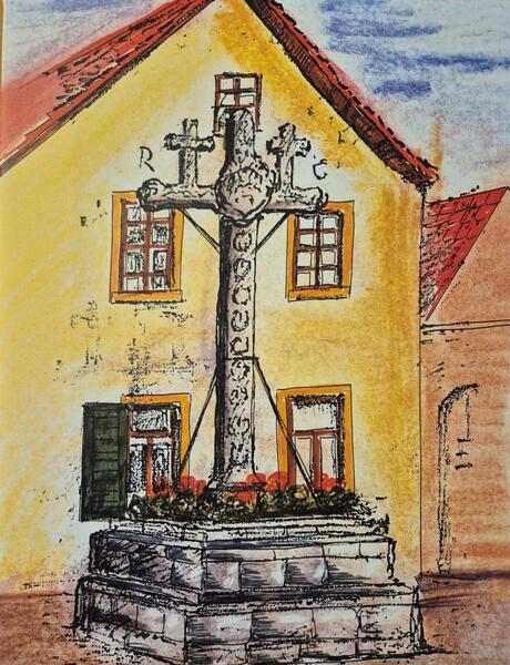 Freikreuz gemalt