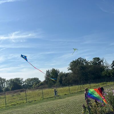 Drachenfest der Kita &raquo;Klettermax&laquo; in Krottorf