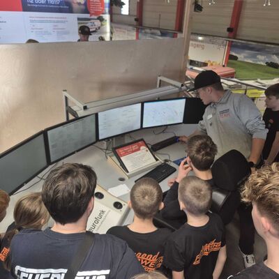 &Uuml;bungsleitstelle in der Feuerwehr-Erlebniswelt